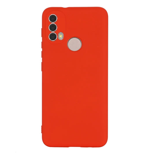 SOFT Zadný silikónový obal pre Motorola Moto E40 / E30 / E20 - červený