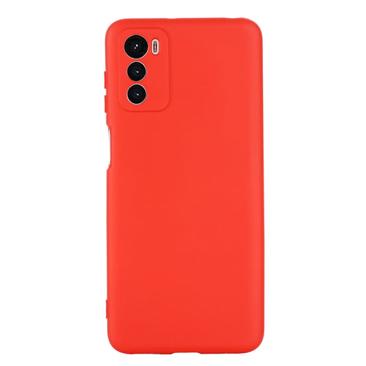 SOFT Zadný silikónový obal pre Motorola Moto G42 - červený