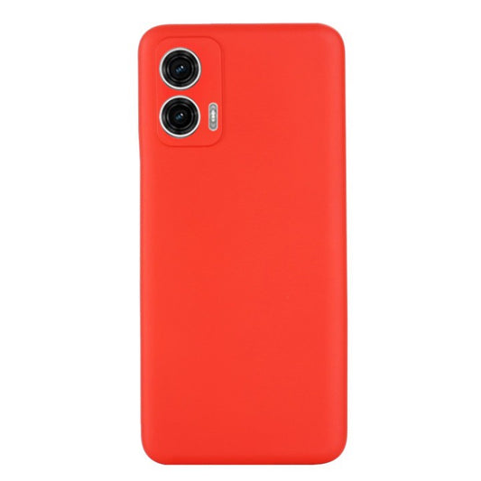 SOFT Zadný silikónový obal pre Motorola Moto G53 5G - červený