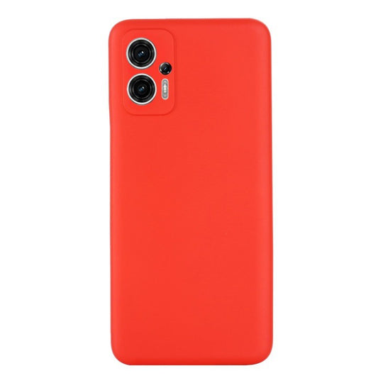 SOFT Zadný silikónový obal pre Motorola Moto G23 / Moto G13 - červený