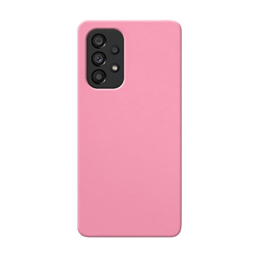 MATT Zadný silikónový obal pre Samsung Galaxy A53 5G - ružový
