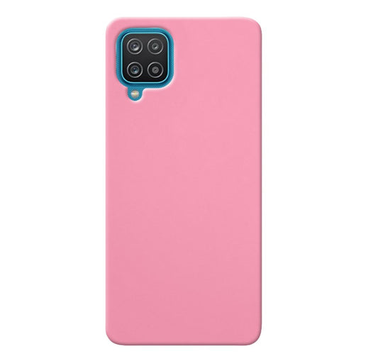 MATT Zadný silikónový obal pre Samsung Galaxy A12 - ružový