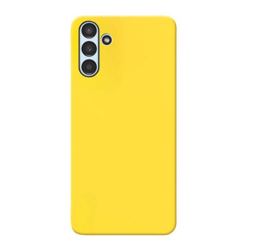 MATT Zadný silikónový obal pre Samsung Galaxy A13 5G / A04s - žltý