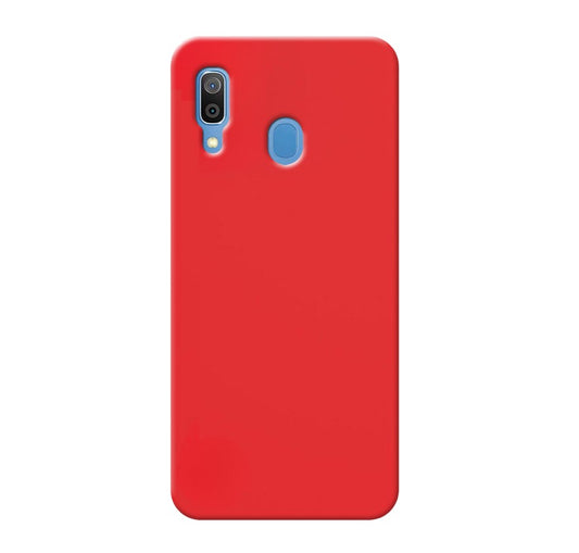 MATT Zadný silikónový obal pre Samsung Galaxy A20e - červený