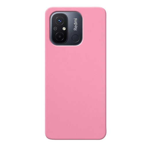 MATT Zadný silikónový obal pre Xiaomi Redmi 12C - ružový