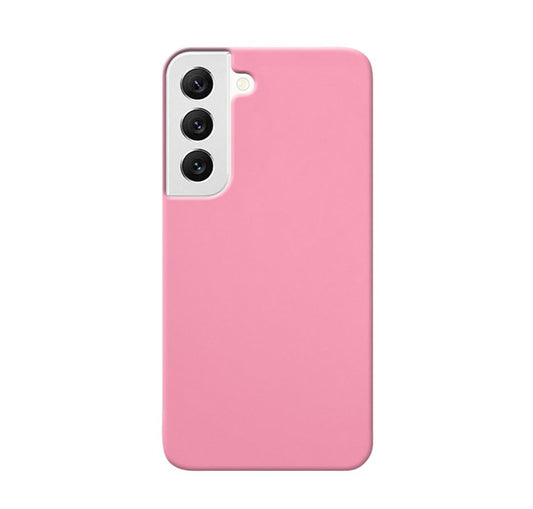 MATT Zadný silikónový obal pre Samsung Galaxy S22 - ružový